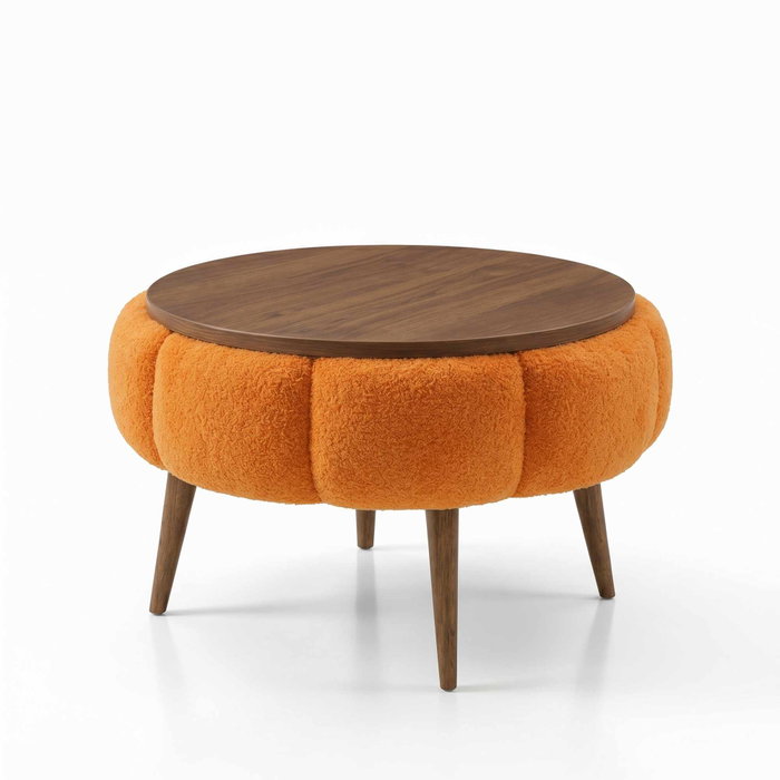 Atelier Del Sofa Papatya 60 - Naranja, Nogal